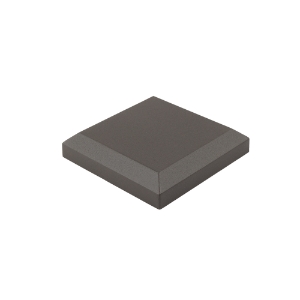 4" Textured Bronze Aluminum Post Cap