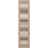 12 in. x 52 in. Open Louver Shutter Wicker #023
