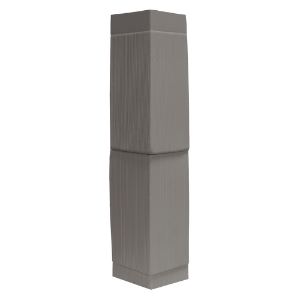 7 in. Split Shake Outside Corner Post Kit 916 Weathered Gray 56 in.
