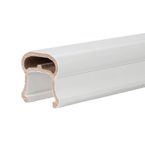 6 ft. Radiance Rail Composite Top Rail Matte White