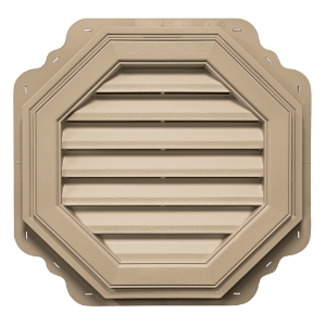 22 in. Octagon Louver Gable Vent #069 CT Savannah Wicker