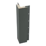 Diamond Kote® 5/4 in. x 4 in. x 16 ft. Rabbeted Brushed Smooth Outside Corner w/Nail Fin Emerald - 1 per pack