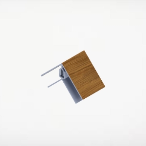 2 pc 2 in. Alum Universal Outside Corner 10 ft. Sandalwood