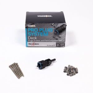 Deckorators Vista Pro Plug Kit w/tool, Driftwood  100 lin. ft.