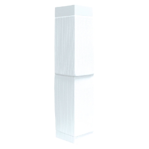 7 in. Split Shake Outside Corner Post Kit 761 White 56 in.