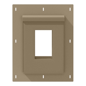 Diamond Kote® RigidMount Receptacle Mount Block Brushed Smooth Seal