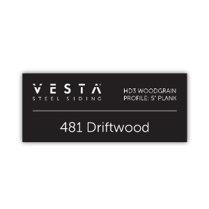 QE Vesta Color IDLabel 3x1.25 - Driftwood 481