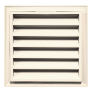 12 in. x 12 in. Square Louver Gable Vent #021 CT Sandstone Beige