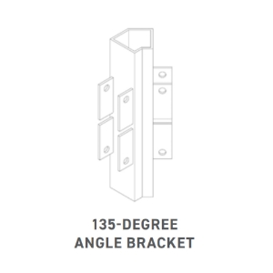 TimberTech Framing Black 135 degree Angle Bracket