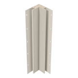 Diamond Kote® 5/4 in. x 3 in. x 16 ft. Rabbeted Brushed Smooth Inside Corner w/Nail Fin Glacier Fog