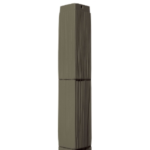 7 in. Split Shake Outside Corner Post Kit 947 Urban Bronze 56 in.