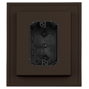 UL Electrical Mount Block #336 Coffee Bean