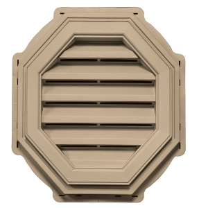 18 in. Octagon Louver Gable Vent Savannah Wicker 069