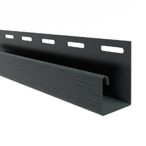 5/8" Matte J Channel Ironstone 12 ft. 6 in.