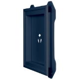 Recessed Square Mount Block Midnight Blue 423