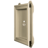 Recessed Square Mount Block #233 CT Buckskin