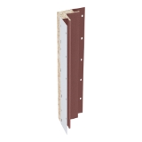 Diamond Kote® 5/4 in. x 3 in. x 16 ft. Rabbeted Brushed Smooth Inside Corner w/Nail Fin Bordeaux