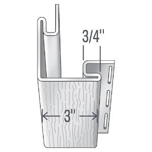 Universal Woodgrain Outside Corner Post 3/4 in. x 3 in. Tree Moss 10 ft.