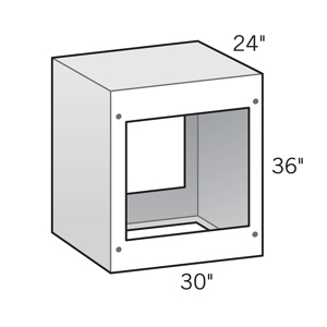 36 in. x 24 in. x 30 in. Cabinet