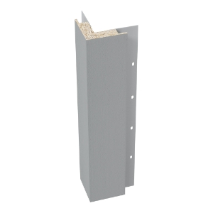 Diamond Kote® 5/4 in. x 4 in. x 16 ft. Rabbeted Brushed Smooth Outside Corner w/Nail Fin Pelican - 1 per pack