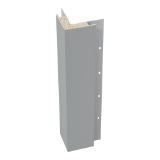 Diamond Kote® 5/4 in. x 4 in. x 16 ft. Rabbeted Brushed Smooth Outside Corner w/Nail Fin Pelican - 1 per pack