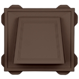 4" Hooded Vent #032 Brown