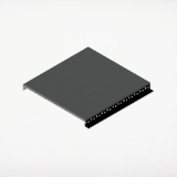 Quick Click Shadowline Soffit 6 in. x 12 ft. Grey Asphalt