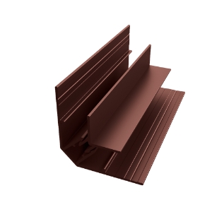 EasyTrim EZ-63 7/16 in. x 10 ft. 2-piece Inside Corner Panel Trim Coffee