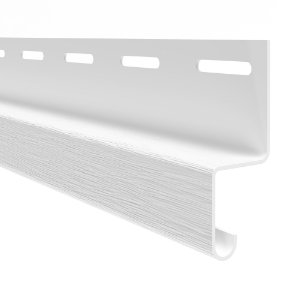 Vertical Base Trim Matte 1 in. Face Royal White 12 ft. 6 in.