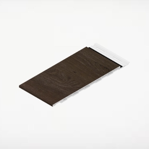 12 in. Seamless Shadowline Wall Panel 12 ft. Modern Walnut 4/pk Cham