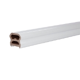 8 ft. Radiance Rail Composite Top Rail Matte White