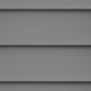 CERTAplank Single 7 in. Woodgrain Reinforced Clapboard 12 ft. Charcoal Gray