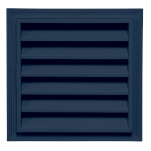 12 in. x 12 in. Square Louver Gable Vent Midnight Blue 423