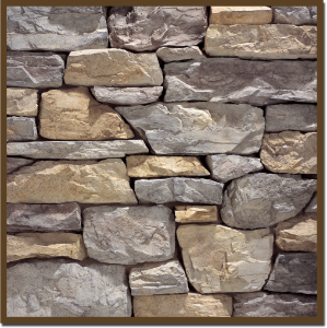 Mortared Chesapeake Shadow Rock Display Board