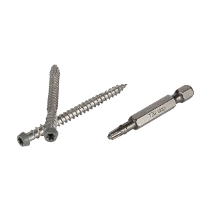 2-1/2 in. TOPLoc Stainless Steel Screws Dark Gray 100 sq. ft.