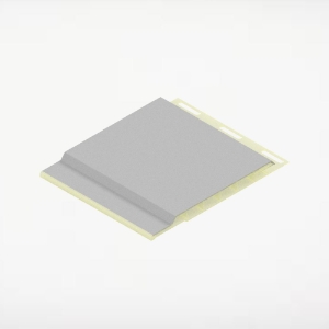 4 in. Solid Soffit 20 ft. Pebble Brook