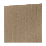 Diamond Kote® 3/8 in. x 4 ft. x 10 ft. Woodgrain 8 inch On-Center Grooved Panel French Gray