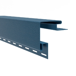 Universal Woodgrain Outside Corner Post 3/4 in. x 3 in. Heritage Blue 10 ft.