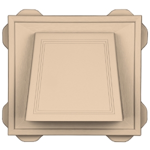 4" Hooded Vent #068 Champagne