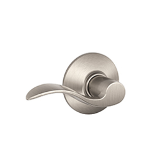 F10 Passage Accent Lever 619 Satin Nickel - Box Pack