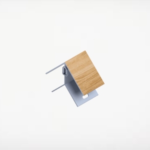 2pc 2 in. Alum/Alum Board & Batten Outside Corner 20 ft. Sugar Maple  (Price Reflects 4 to a Pack)