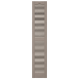 12 in. x 64 in. Open Louver Shutter Clay #008