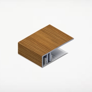 Universal Siding J-Trim 2-Piece 2 in. x 12 ft. Alum/PVC Sandalwood