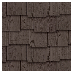 Diamond Kote® 7 in. RigidShake Staggered Edge Enhanced Rain Line Umber