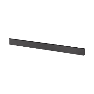 AZEK Trim 4/4 in. x 2 in. x 16 ft. Smooth Prefinished Graphite