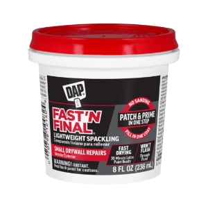 DAP Fast N Final Lightweight Spackling 1/2 pt. - White