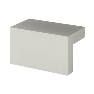 5/4 in. x 4 in. x 10 ft. AZEK Smooth Outside Corner Prefinished Light Gray