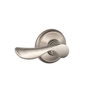 F10 Passage Champagne Lever 619 Satin Nickel - Box Pack