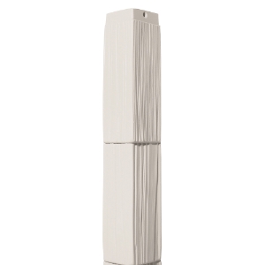 10 in. Staggered Shake Outside Corner Post Kit 017 Sterling 60 in.
