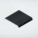 Quick Click Shadowline Soffit 6 in. x 12 ft. Charred Black